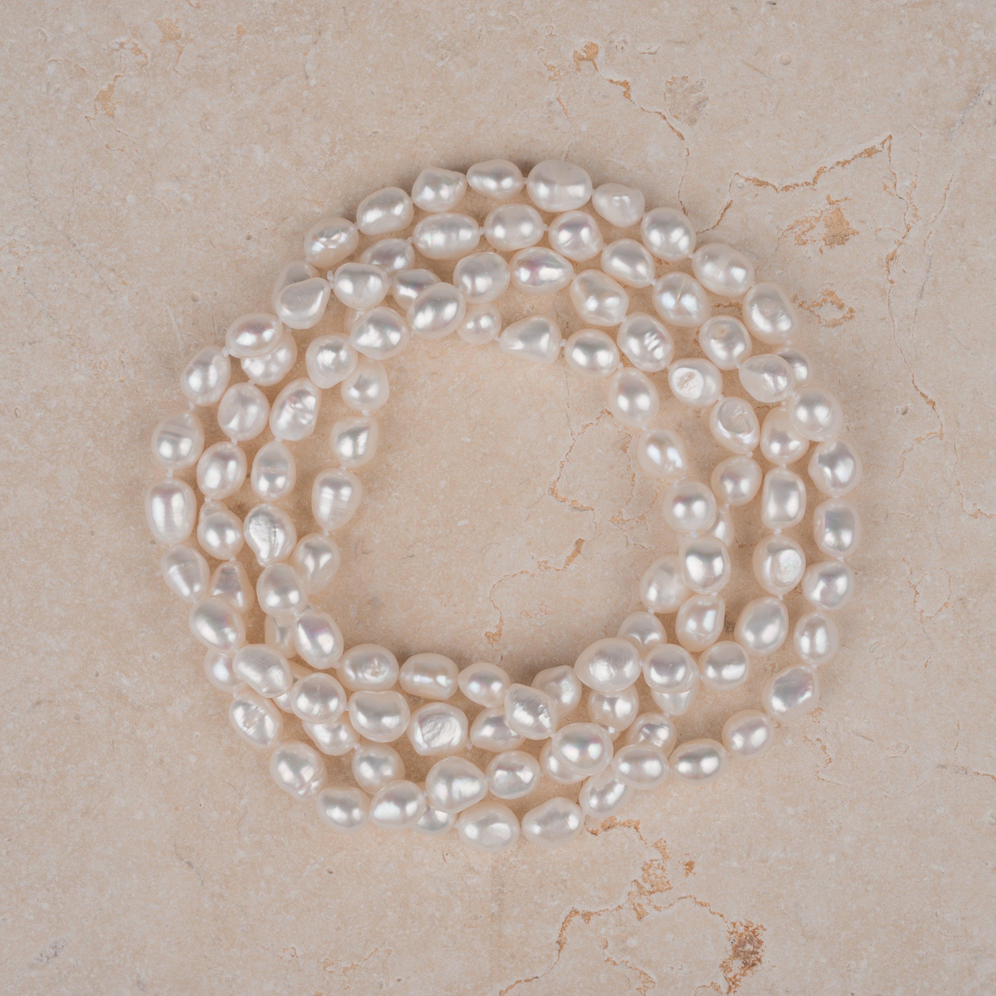 Baroque Pearl Extra-Long Necklace | 8-9mm