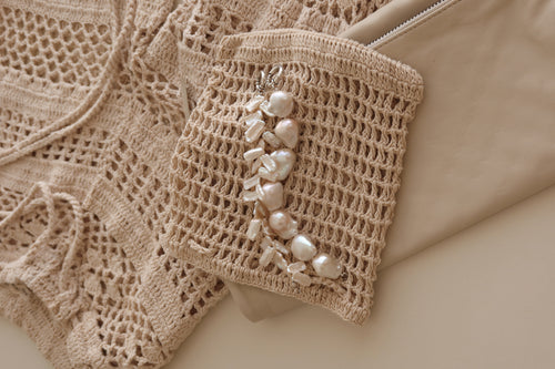 Baroque Pearl Strand Bracelet in Sterling Silver Bolt | 15-16mm