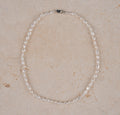 Baroque Pearl Short Necklace in Sterling Silver | 5-6mm